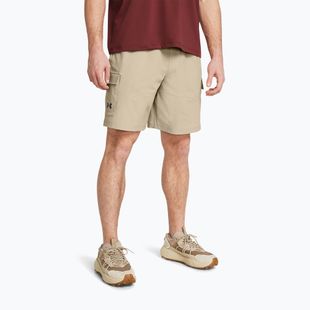 Spodenki treningowe męskie Under Armour Stretch Woven Cargo khaki base/black