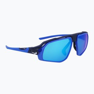 Okulary przeciwsłoneczne Nike Flyfree M matte navy/ volt/ blue mirror