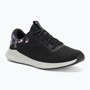 Buty treningowe damskie Under Armour Charged Aurora 2+ black/hydro green/metallic warm silver