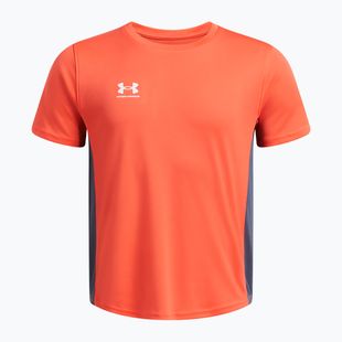 Koszulka piłkarska dziecięca Under Armour Challenger Train fire/downpour gray/white