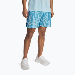 Spodenki do biegania męskie Under Armour Launch 7" Print stream/reflective