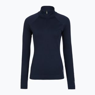 Bluza termoaktywna damska Smartwool Classic Thermal Merino Base Layer 1/4 Zip Boxed deep navy