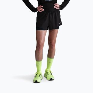 Spodenki do biegania damskie Nike Swift Mid-Rise 2in1 black
