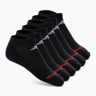 Skarpety New Balance Everyday No Show 6 par black/white