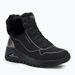 Buty damskie SKECHERS Uno Rugged Fall Shimmer black/metallic