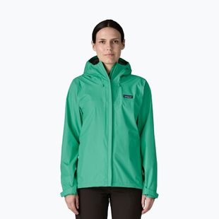 Kurtka przeciwdeszczowa damska Patagonia Torrentshell 3L Rain aqua stone