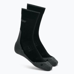 Skarpety męskie icebreaker Merino Hike+ Light Crew 2 pary black/obsidian