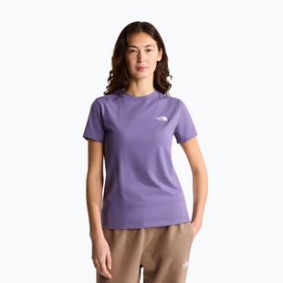 Koszulka damska The North Face Evolution Simple Dome Slim SS grounded plum