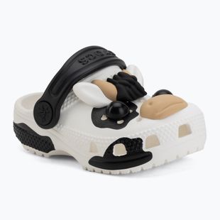 Klapki dziecięce Crocs Classic I Am Cow Glow