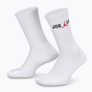 Skarpety  Jordan Everyday Crew 1 para white/black/university red