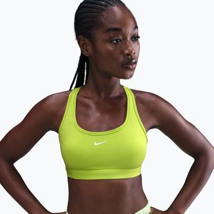 Biustonosz treningowy Nike Swoosh Light Support cyber/white