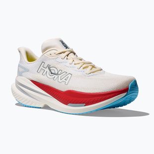 Buty do biegania męskie HOKA Mach X 3 white/alabaster