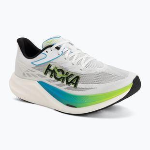 Buty do biegania HOKA Rocket X 3 frost/electric lime
