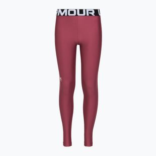 Legginsy treningowe dziecięce Under Armour HeatGear fuchsia dusk