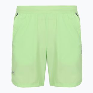 Spodenki do biegania męskie Under Armour Launch 7" lumos lime/white