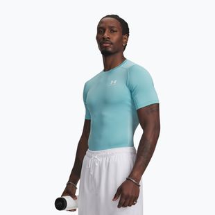 Koszulka treningowa męska Under Armour HG Armour Comp blue haze/white