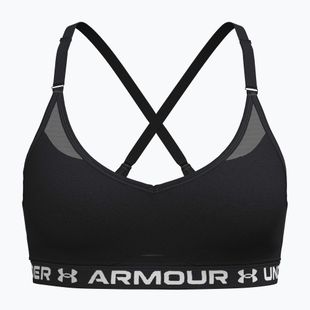 Biustonosz treningowy Under Armour Crossback Low ultimate black/white