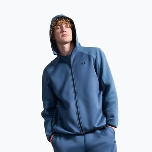 Bluza treningowa męska Under Armour Unstoppable Fleece downpour gray/black