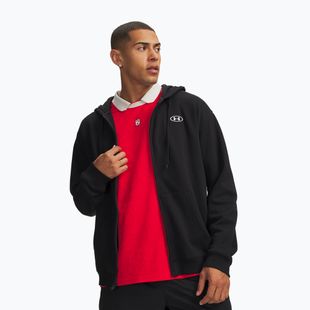 Bluza męska Under Armour Rival Fleece Full Zip ultimate black/white