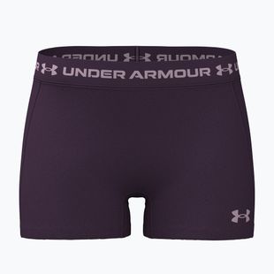 Spodenki treningowe damskie Under Armour HeatGear Shorty purple echo/mauve pink