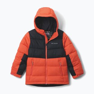 Kurtka ocieplana dziecięca Columbia Pike Lake II Hooded zing/black
