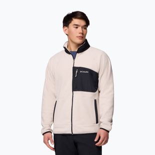 Bluza polarowa męska Columbia Fast Trek Overlay Full Zip dark stone/black