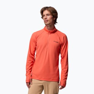 Bluza trekkingowa męska Columbia DriVenture Half Zip zing/white