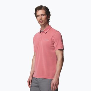 Koszulka męska Columbia Nelson Point Polo washed red