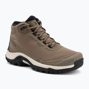 Buty trekkingowe męskie Salomon Shelter WP stone gray/black/rainy day