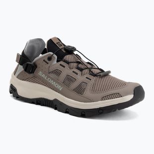 Buty turystyczne męskie Salomon Techamphibian 5 walnut/wrought iron/black
