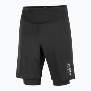 Spodenki do biegania męskie Salomon S/Lab Ultra 2IN1 deep black