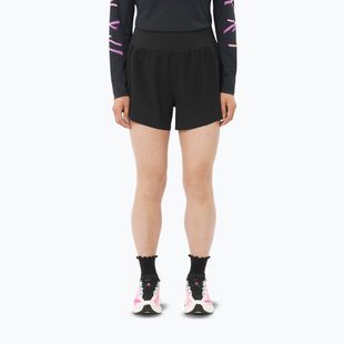 Spodenki do biegania damskie Salomon Sense Aero Stow 4" deep black