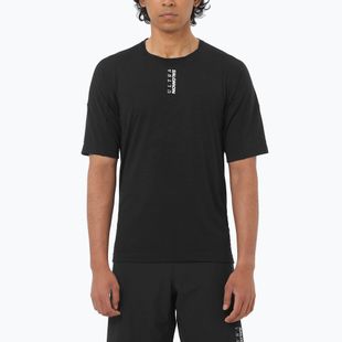 Koszulka do biegania męska Salomon Ultra Tee deep black