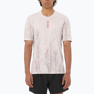 Koszulka do biegania męska Salomon S/Lab Ultra Tee Aop lilac ash