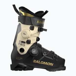 Buty narciarskie damskie Salomon S/PRO Supra Dual Boa 105 W black/ birch/gold met