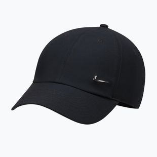 Czapka z daszkiem Nike Dri-Fit Club Unstructured Metal Swoosh 2026 black/metallic silver