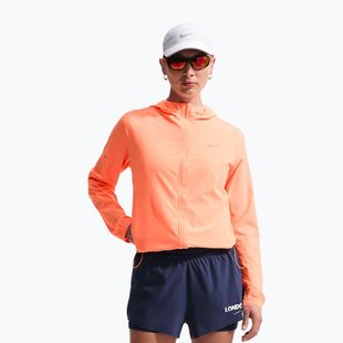 Kurtka do biegania damska Nike Swift Repel Packable orange pulse