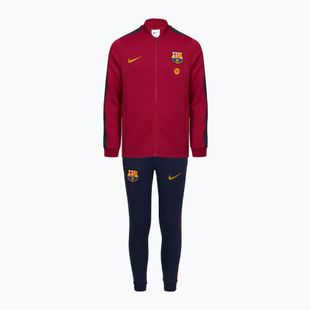 Dres piłkarski dziecięcy Nike FC Barcelona Strike Dri-Fit Soccer Knit noble red/blackened blue
