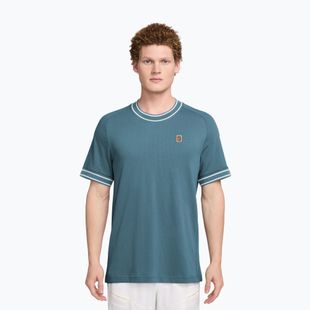 Koszulka tenisowa męska Nike Court Heritage barely smokey blue
