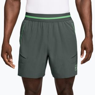 Spodenki tenisowe męskie Nike Court Dri-Fit Advantage 6" camo green/cucumber calm/cucumber calm