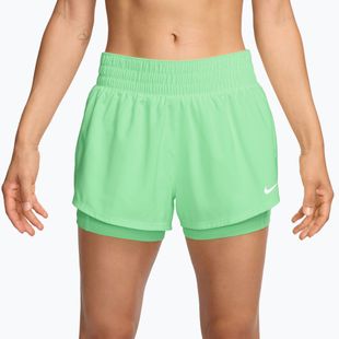 Spodenki treningowe damskie Nike One cucumber calm/white