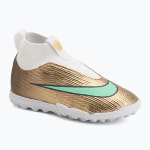 Buty piłkarskie dziecięce Nike Jr. Mercurial Superfly 11 Academy "Kylian Mbappé" TF metallic gold/green glow