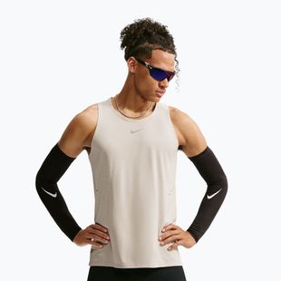 Koszulka do biegania męska Nike Stride cream Ii/sail