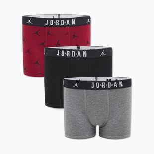 Bokserki dziecięce Jordan JHB Flight Cotton Essential 3 pary gym red