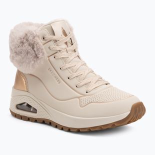 Buty damskie SKECHERS Uno Rugged Fall Shimmer natural/gold