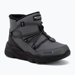 Buty zimowe dziecięce SKECHERS Turbo Tread Storm Glider gray
