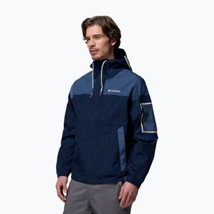 Kurtka przeciwwiatrowa męska Columbia Challenger II Windbreaker collegiate navy/dark mountain