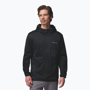 Bluza trekkingowa męska Columbia Tall Heights Hdd Grid Fleece Full Zip black