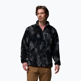 Bluza męska Columbia Rugged Ridge High Pile Half Zip black treebark