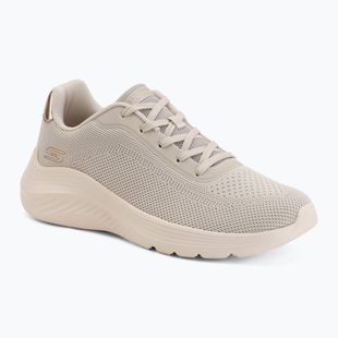 Buty damskie SKECHERS Bobs Squad Waves Current Look white